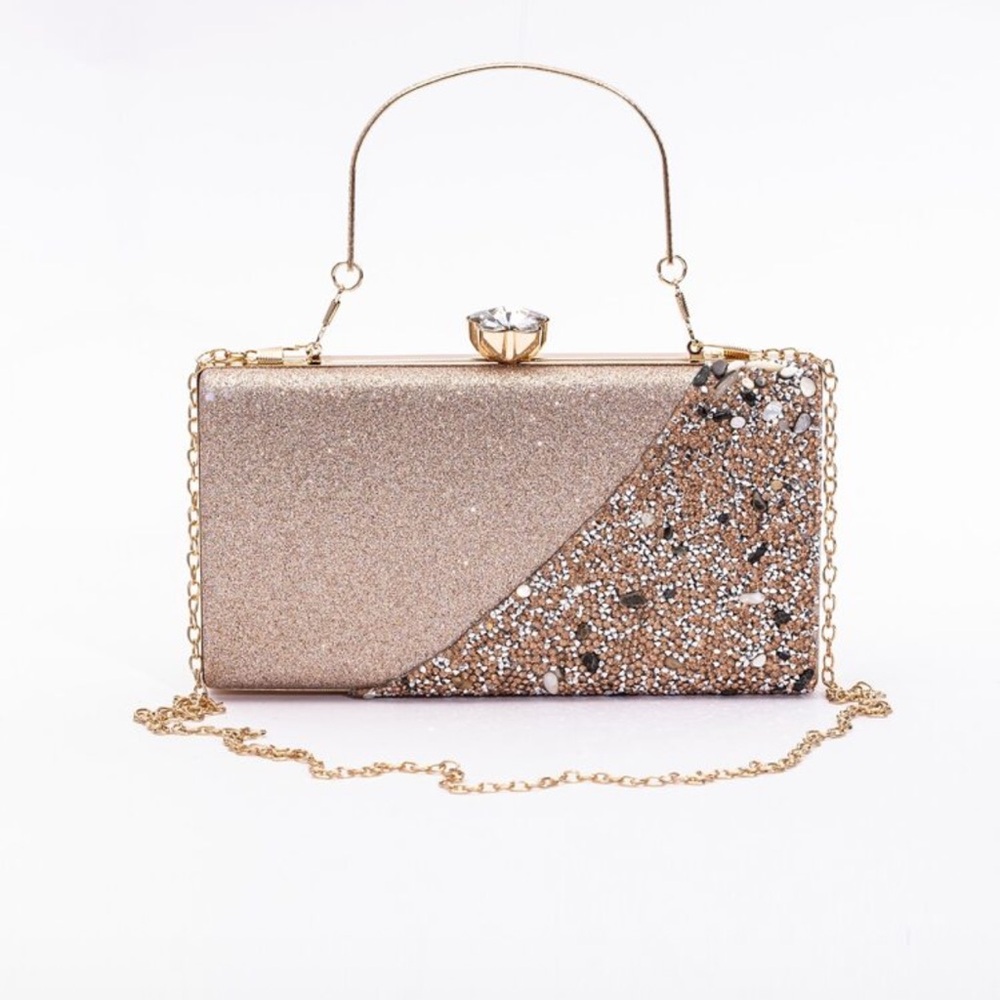 Elegant Gold Evening Clutch